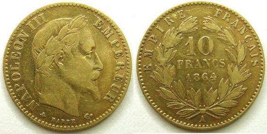 10 francs or napoleon