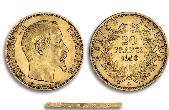 20 francs or napoleon